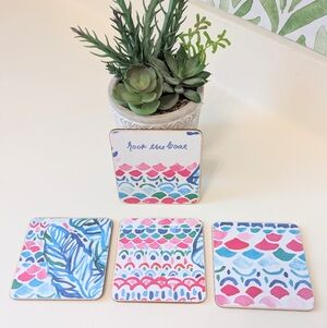 Set Of 4 Lilly Pulitzer Coasters